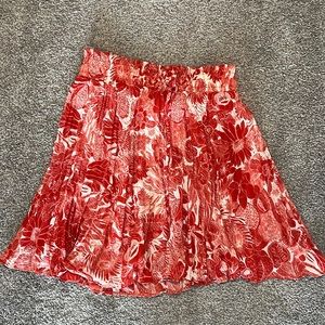 H&M pleated floral skirt - medium